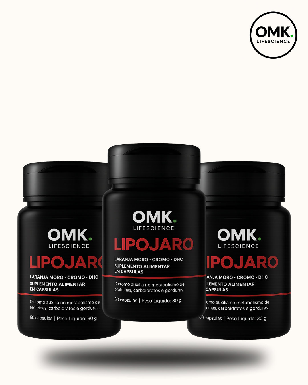 Lipojaro – Suplemento Alimentar em Cápsulas com Ingredientes Naturais – 60 Cápsulas