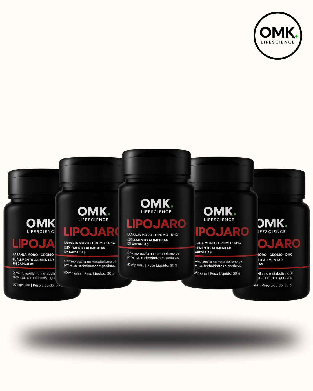 Lipojaro – Suplemento Alimentar em Cápsulas com Ingredientes Naturais – 60 Cápsulas