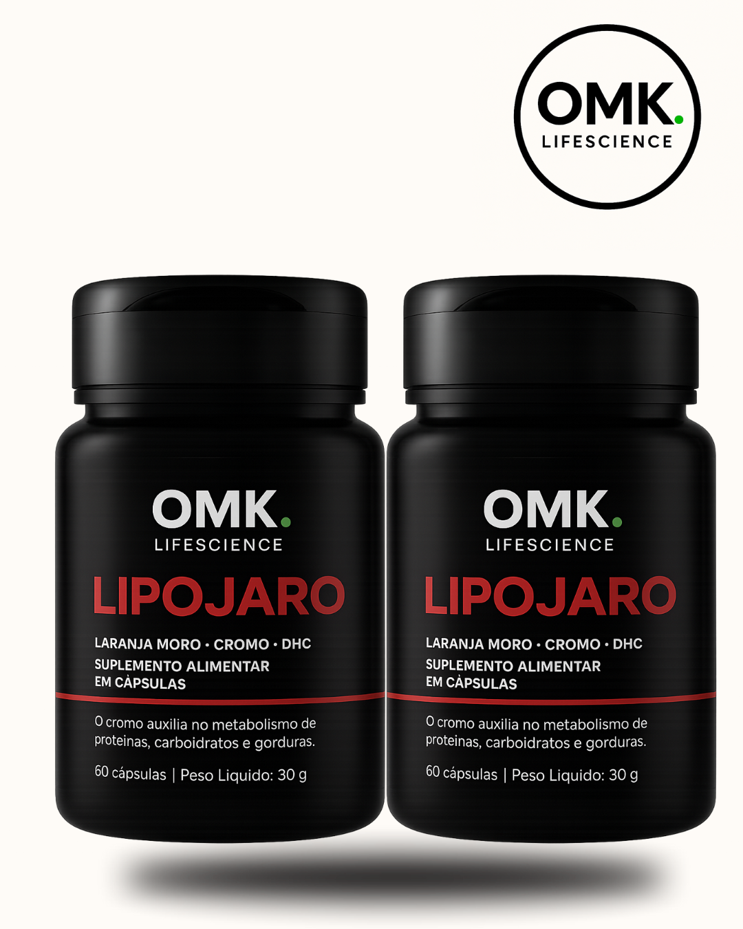 Lipojaro – Suplemento Alimentar em Cápsulas com Ingredientes Naturais – 60 Cápsulas